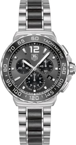 TAG Heuer Formula 1 Quartz Chronograph 42 Stainless Steel / Grey / Bracelet